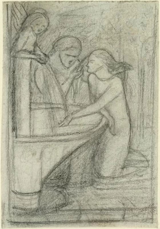 Bozzetto per 'La Belle Dame sans merci' - Delaware Art Museum, Wilmington